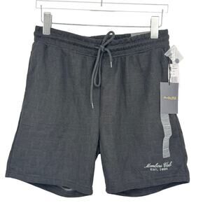 Brooklyn Cloth shorts men's M 6" inseam above the knee comfort black athletic